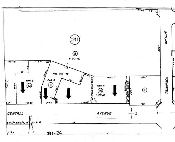 375-385 W Central Ave, Brea, CA for lease - Plat Map - Image 2 of 2