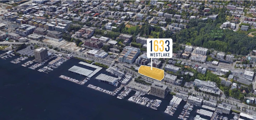 1633 Westlake Ave N, Seattle, WA for lease - Aerial - Image 2 of 7