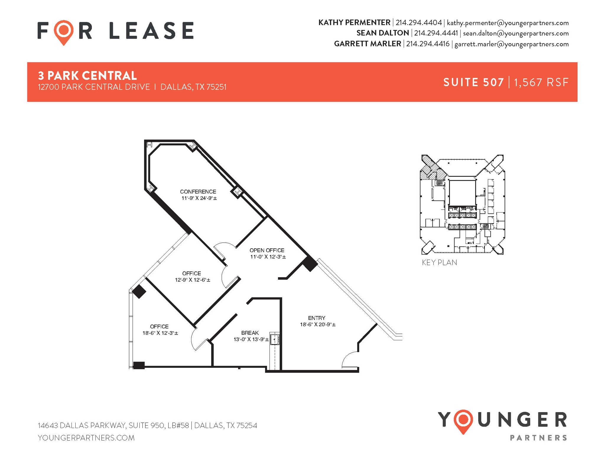 12700 Park Central Dr, Dallas, TX à louer Plan d’étage- Image 1 de 1
