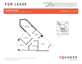 12700 Park Central Dr, Dallas, TX à louer Plan d’étage- Image 1 de 1