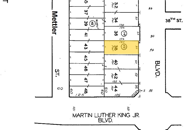 3805 Avalon Blvd, Los Angeles, CA à vendre - Plan cadastral - Image 3 de 16
