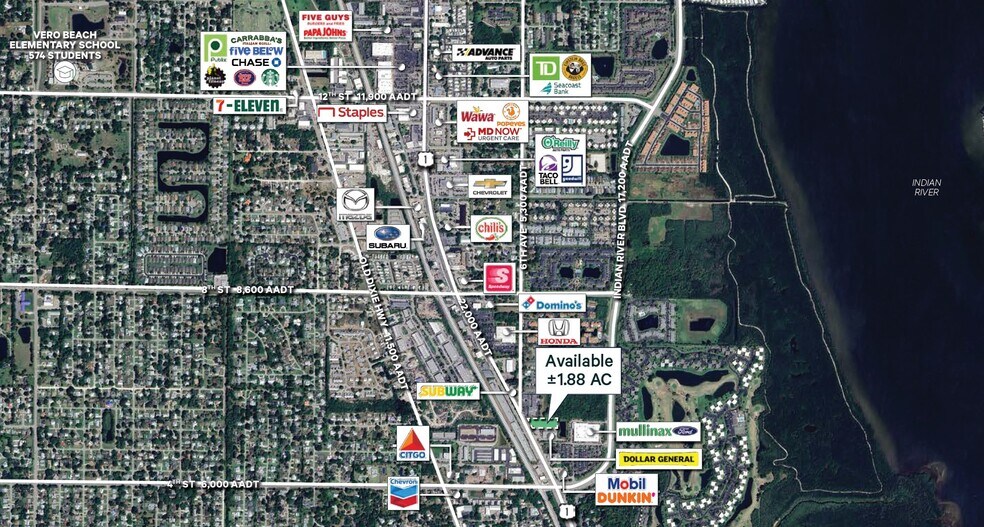 590 U.S. Rte 1, Vero Beach, FL à louer - Photo du bâtiment - Image 1 de 3