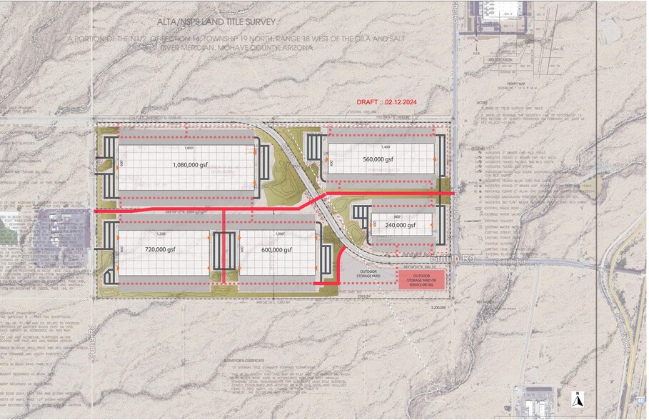 Griffith Rd and Yuma Rd, Golden Valley, AZ à louer - Plan de site - Image 1 de 1