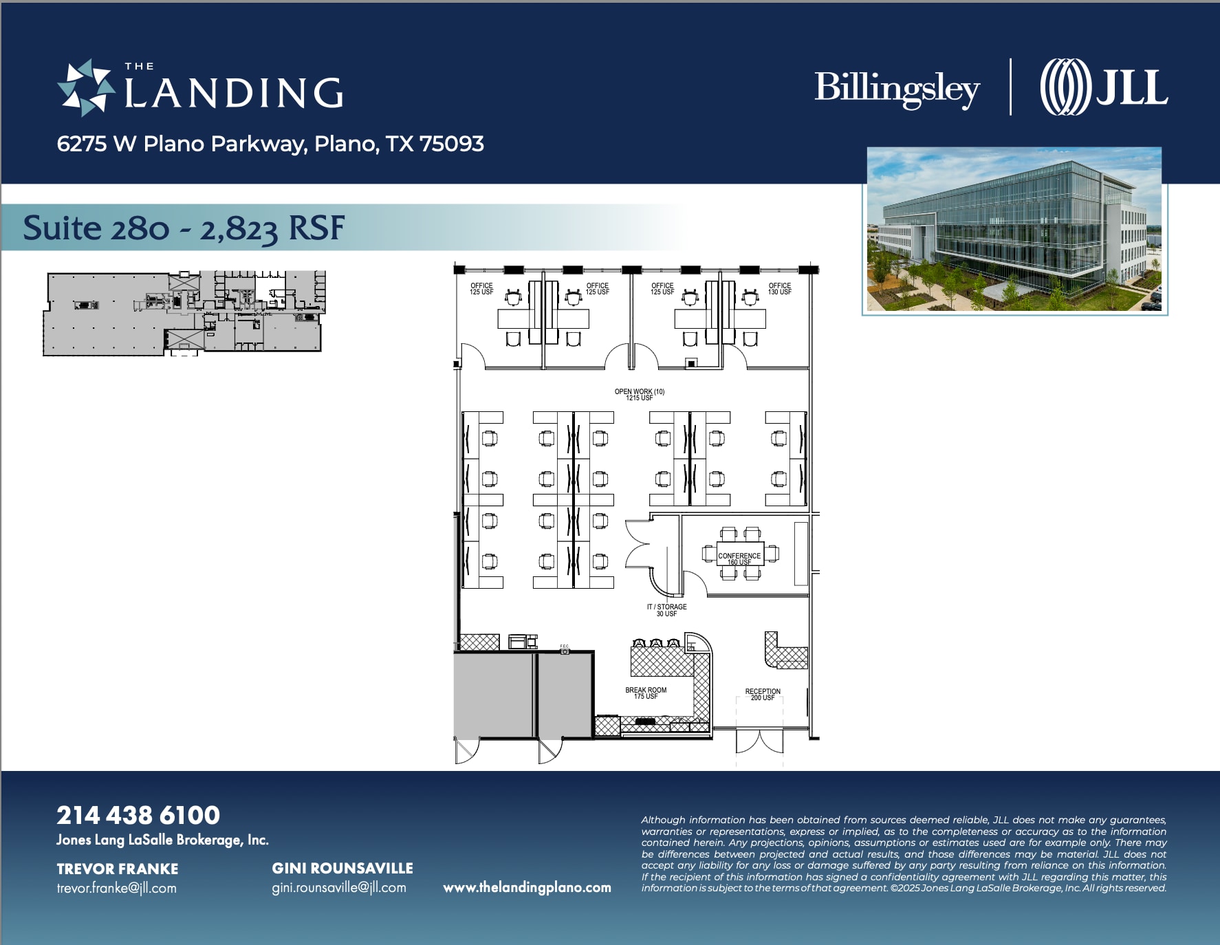 6275 W Plano Pky, Plano, TX à louer Plan d’étage- Image 1 de 1