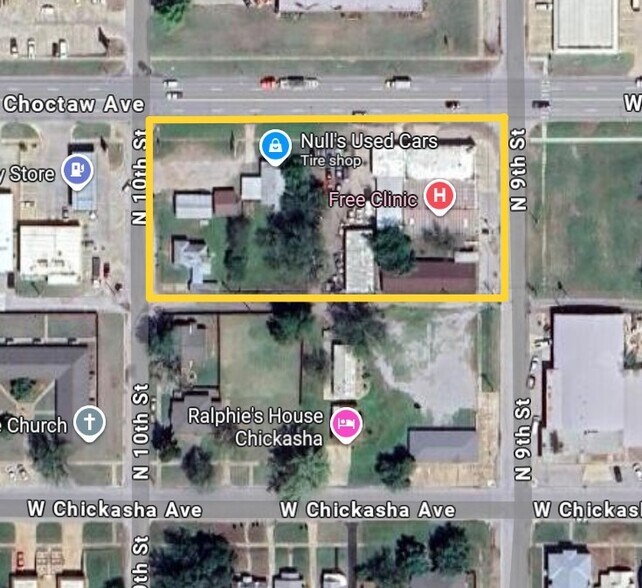 127 N 9th St, Chickasha, OK à vendre - Plan de site - Image 1 de 21