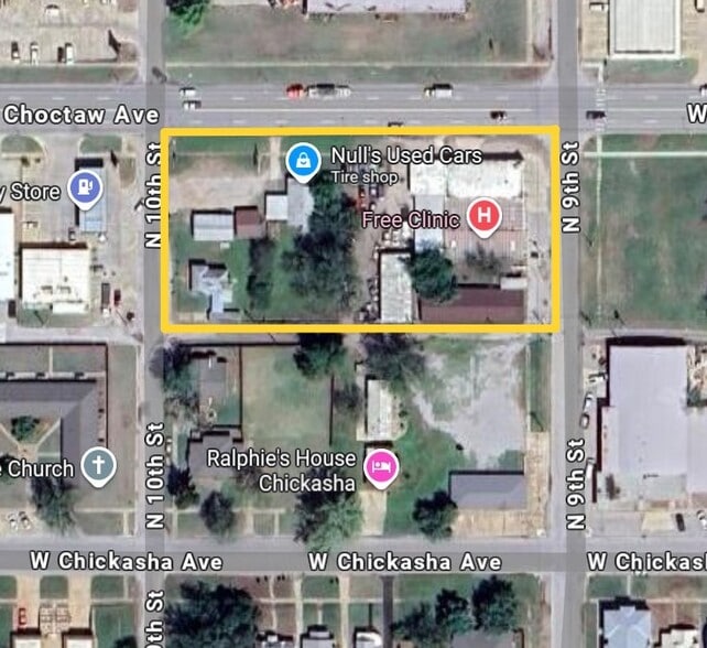 127 N 9th St, Chickasha, OK for sale - Site Plan - Image 1 of 21