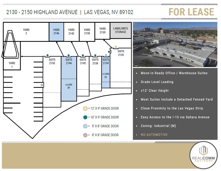 2130-2150 Highland Ave, Las Vegas, NV for lease - Building Photo - Image 2 of 4