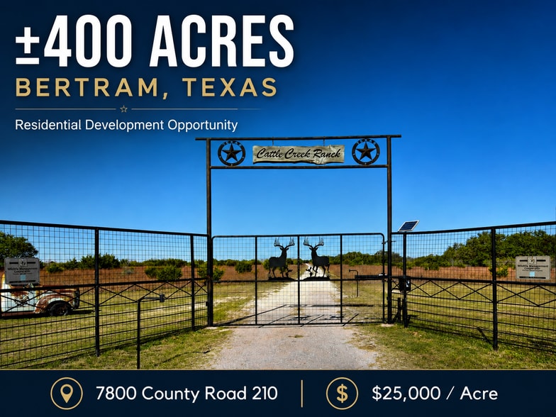 7800 County Road 210, Bertram, TX for sale - Primary Photo - Image 1 of 6