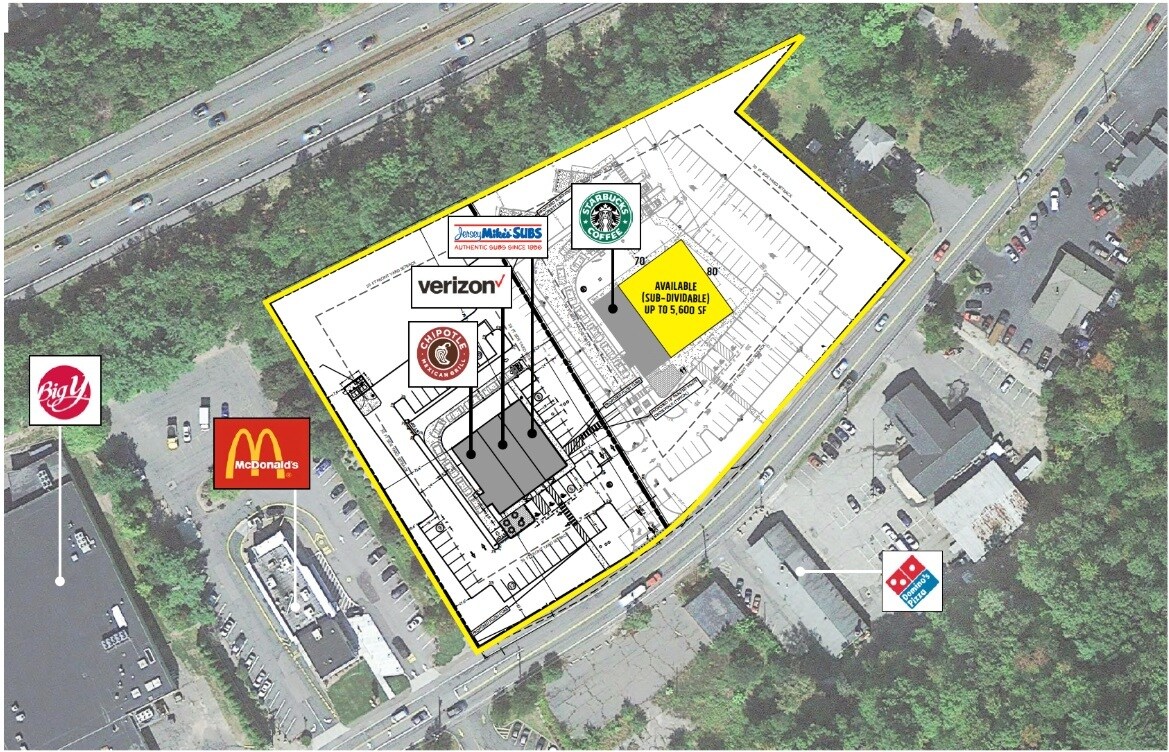 1186-1190 Thorndike St, Palmer, MA à louer Plan de site- Image 1 de 3