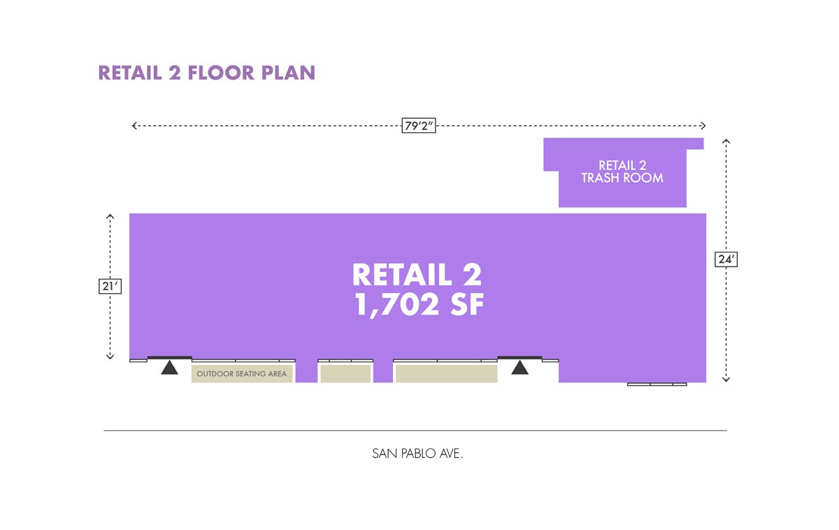 3015 San Pablo Ave, Berkeley, CA for lease Floor Plan- Image 1 of 2
