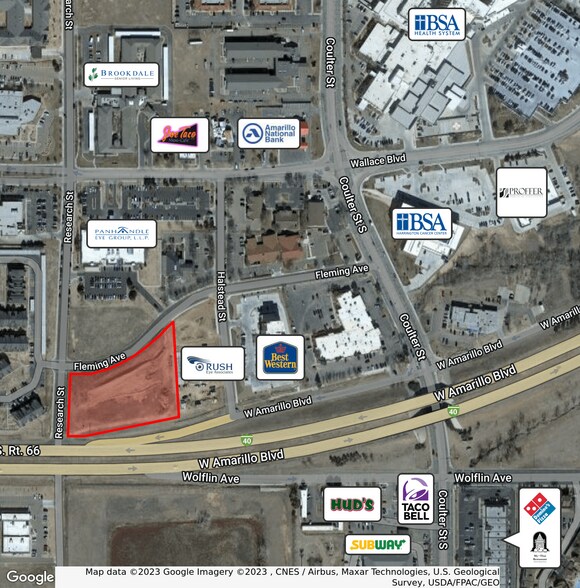 W Amarillo Blvd & Research St, Amarillo, TX à vendre - Photo du bâtiment - Image 2 de 2