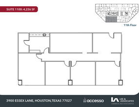 3900 Essex Ln, Houston, TX for lease Floor Plan- Image 1 of 3