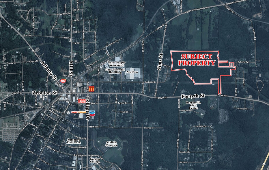 US 41, Barnesville, GA for sale - Aerial - Image 1 of 2