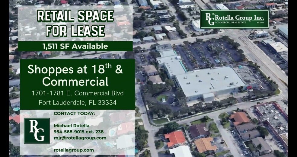 1701-1799 E Commercial Blvd, Fort Lauderdale, FL à louer - Vidéo sur l’inscription commerciale - Image 2 de 11