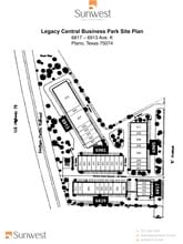 6901 K Ave, Plano, TX à louer Plan de site- Image 1 de 2