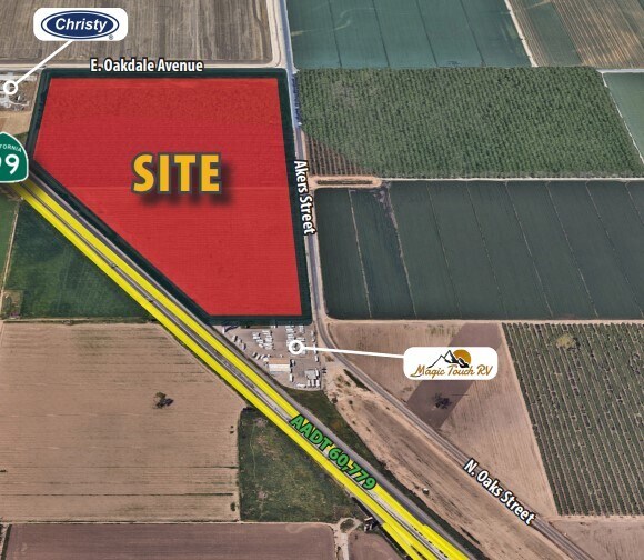SWC Akers St, Tulare, CA for sale Site Plan- Image 1 of 1