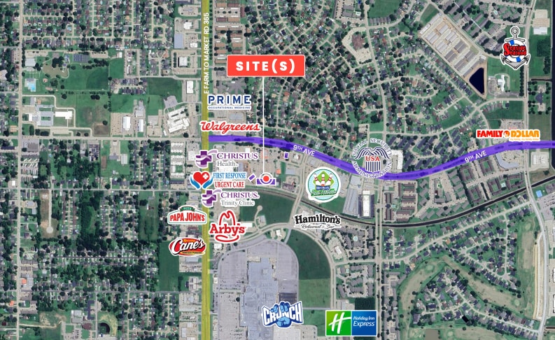 8607-8801 9th Ave, Port Arthur, TX for lease - Building Photo - Image 2 of 9