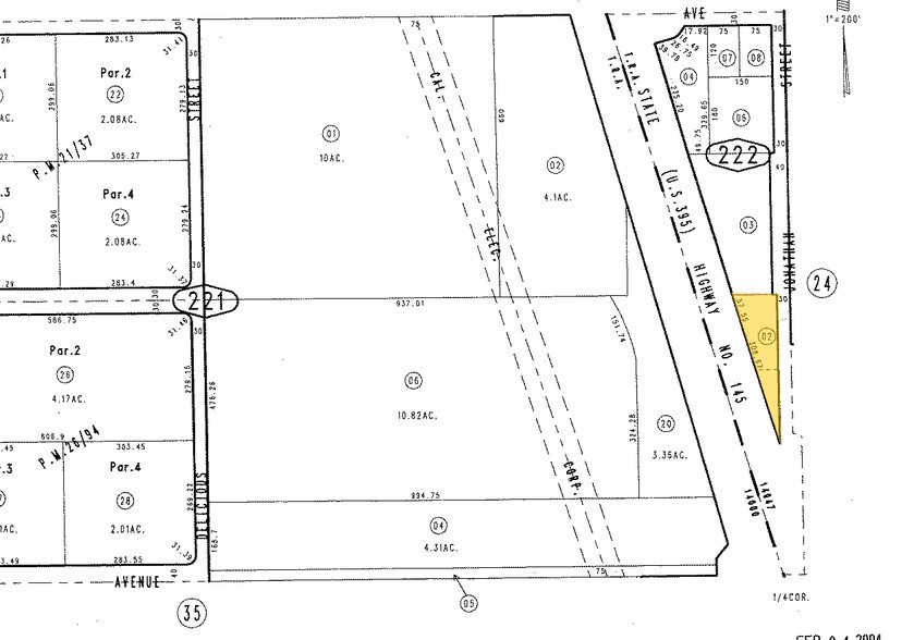 17770 Jonathan St, Adelanto, CA à vendre - Plan cadastral - Image 3 de 3