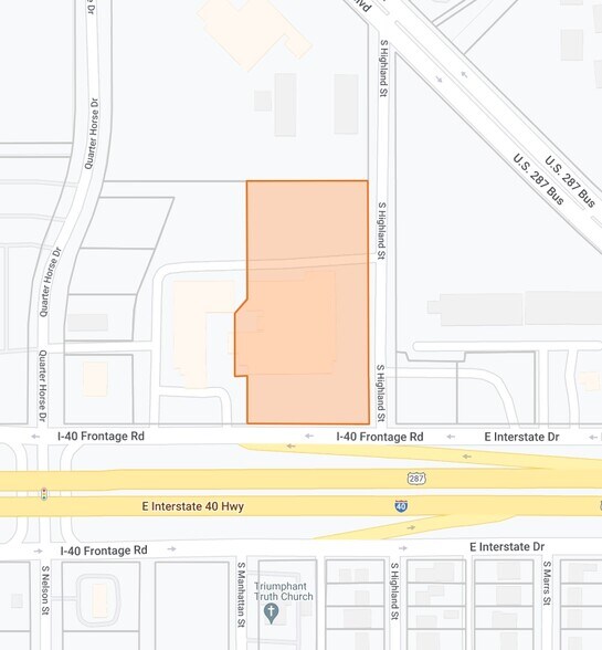2915 E Interstate 40, Amarillo, TX à vendre - Plan cadastral - Image 3 de 3