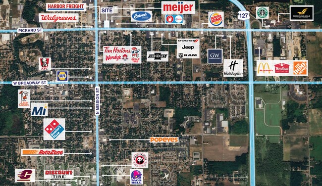 Plus de détails pour 911 E Pickard St, Mount Pleasant, MI - Commerce de détail à louer