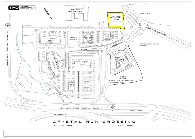 Crystal Run Crossing, Middletown, NY for lease - Site Plan - Image 3 of 3