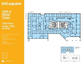 1875 I St NW, Washington, DC à louer Plan d’étage- Image 1 de 1
