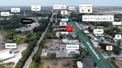 15388 SW Warfield Blvd, Indiantown, FL - Aerial  map view