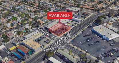 8646-8658 Woodman Ave, Arleta, CA - Aerial  map view