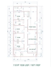 15565 Northland Dr, Southfield, MI à louer Plan d’étage- Image 1 de 1