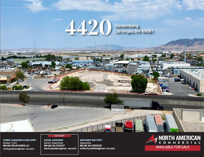 Plus de détails pour NE Vandenberg Dr & Craig Rd, North Las Vegas, NV - Terrain à vendre