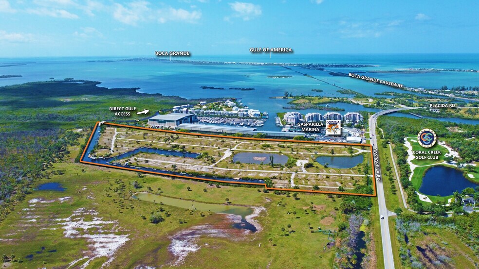 2001 Gasparilla Rd, Placida, FL à vendre - Aérien - Image 2 de 3
