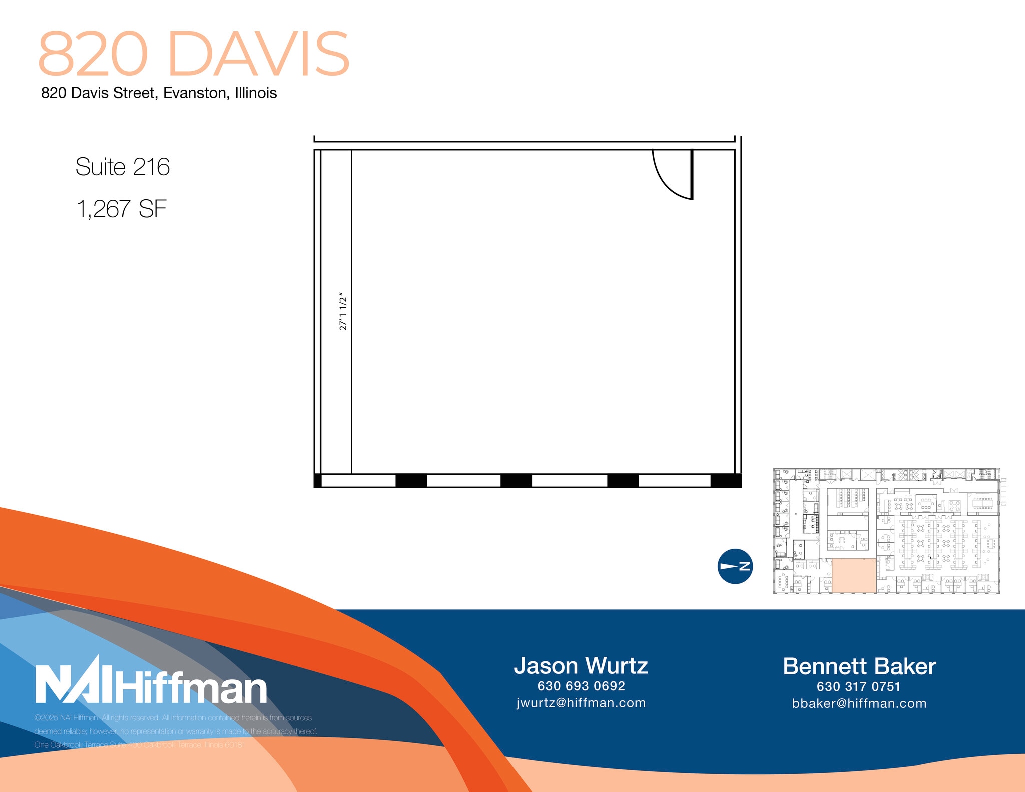 820 Davis St, Evanston, IL for lease Floor Plan- Image 1 of 1