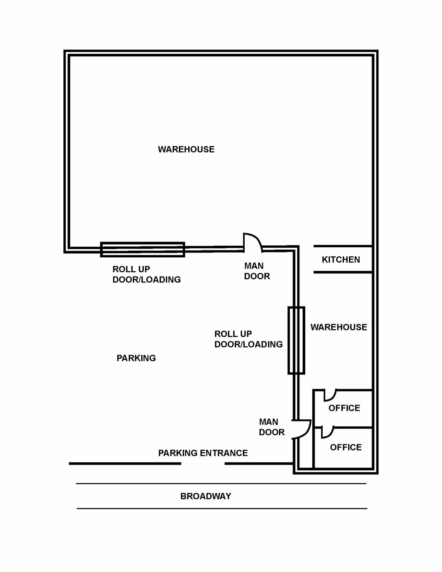 3904 S Broadway, Los Angeles, CA for lease Floor Plan- Image 1 of 3