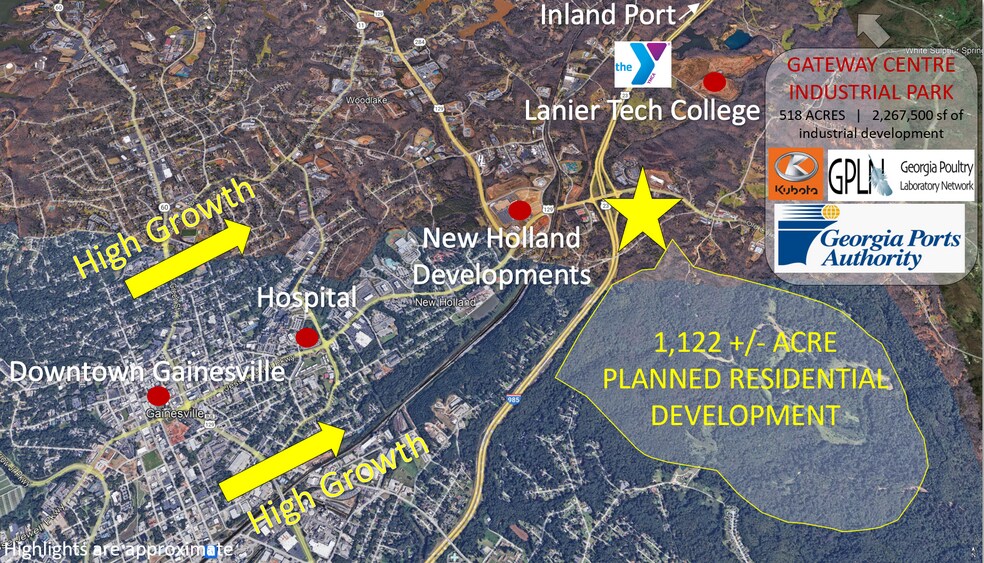 2191 Old Cornelia Hwy, Gainesville, GA à vendre - Photo du bâtiment - Image 2 de 4