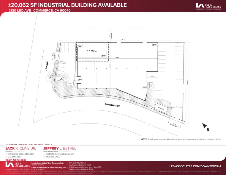 2130 Leo Ave, Commerce, CA à louer - Plan de site - Image 1 de 2