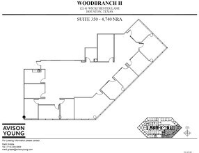 12141 Wickchester Ln, Houston, TX à louer Plan d’étage- Image 2 de 2