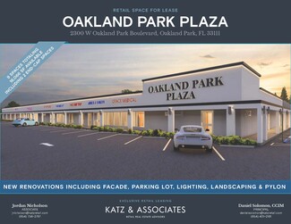 Plus de détails pour 2300-2350 W Oakland Park Blvd, Oakland Park, FL - Vente au détail à louer