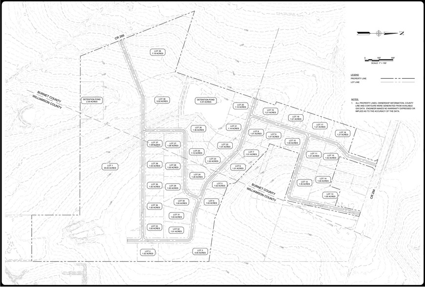 119 County Road 266, Bertram, TX à vendre - Plan de site - Image 1 de 4