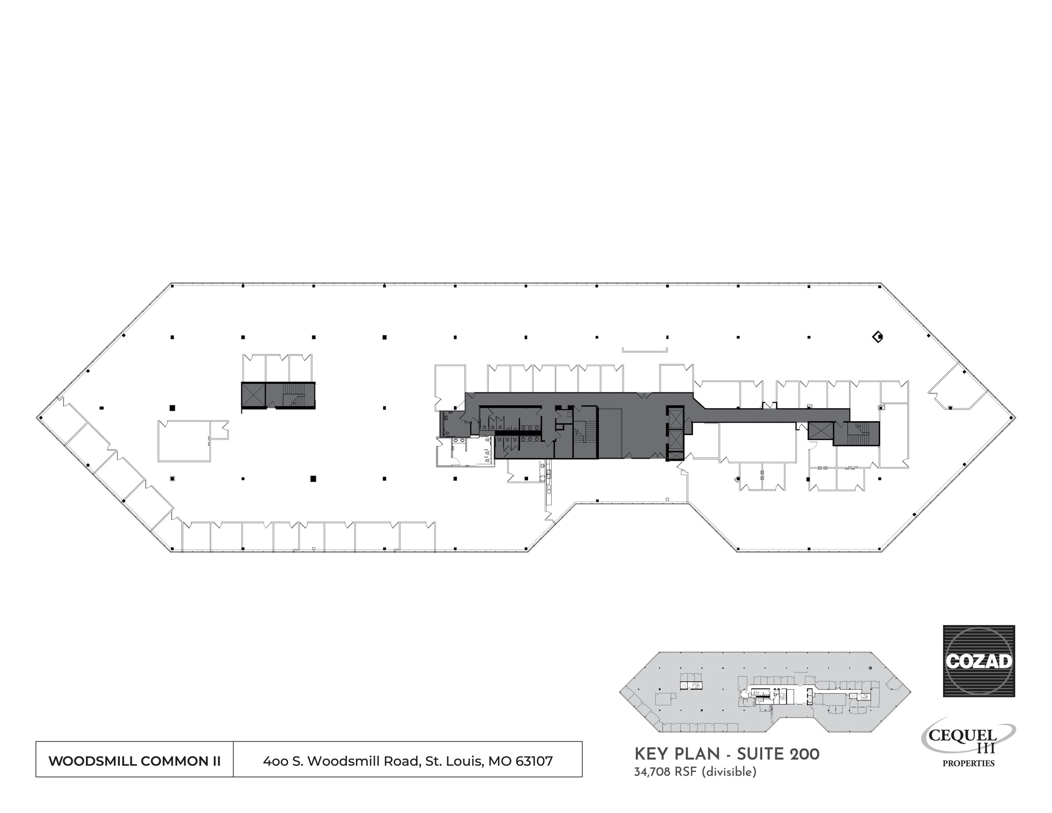 424 S Woods Mill Rd, Chesterfield, MO à louer Plan de site- Image 1 de 1