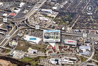 1314 E Sonterra Blvd, San Antonio, TX - AERIAL  map view