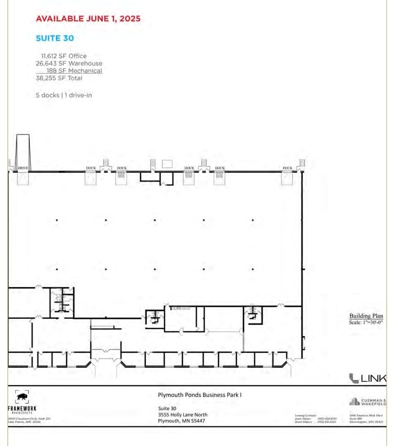 3555 Holly Ln N, Plymouth, MN for lease Floor Plan- Image 1 of 1