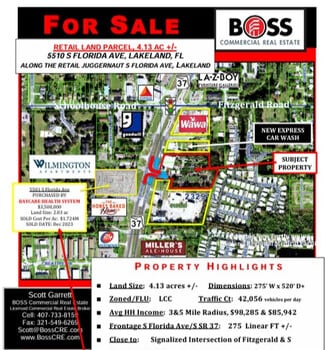 Plus de détails pour 5510 S Florida Ave, Lakeland, FL - Terrain à vendre