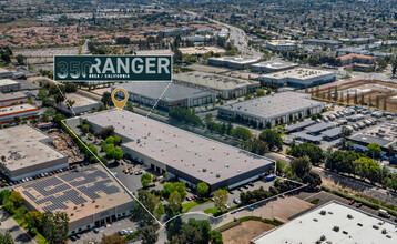 350 Ranger Ave, Brea, CA - Aérien  Vue de la carte