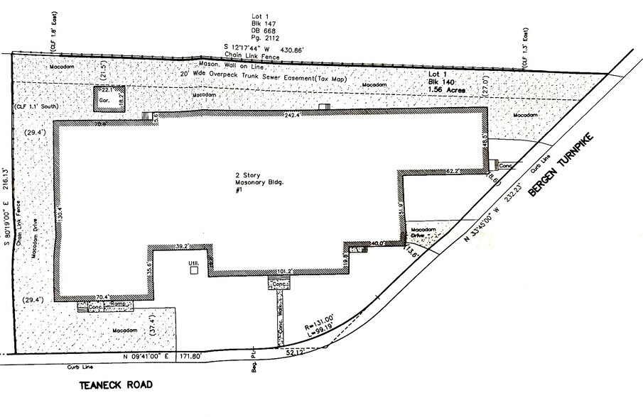 11 Teaneck Rd, Ridgefield Park, NJ à louer - Plan cadastral - Image 2 de 3