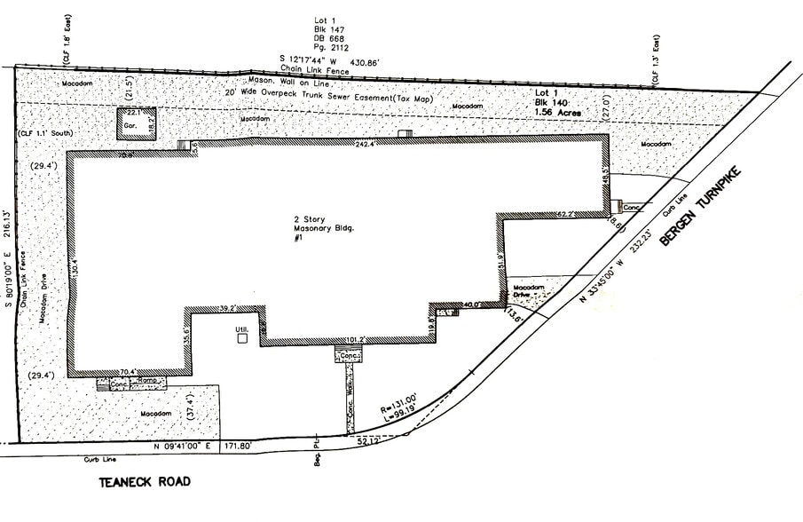 11 Teaneck Rd, Ridgefield Park, NJ for lease - Plat Map - Image 2 of 3
