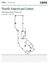 5650 Yonge St, Toronto, ON for lease Floor Plan- Image 1 of 1