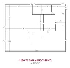 1284 W San Marcos Blvd, San Marcos, CA for lease Floor Plan- Image 1 of 1