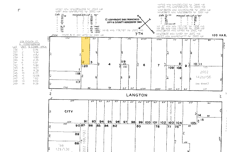 222 7th St, San Francisco, CA à vendre - Plan cadastral - Image 1 de 1