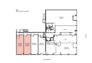 2500 W 7th St, Los Angeles, CA for lease Floor Plan- Image 1 of 3