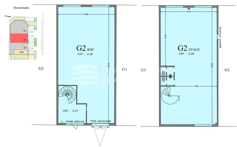 Flex dans Ivry-sur-Seine à louer - Plan d’étage - Image 2 de 2